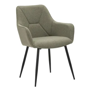 KRZESŁO VICENZA ZIELONE ZESTAW 2 SZT 58x63x85,5 cm